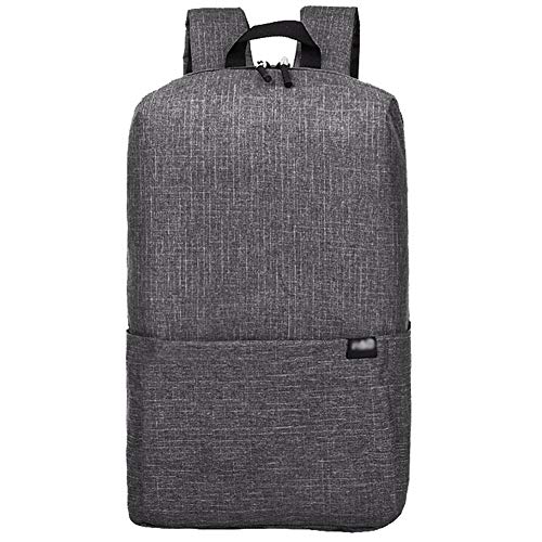 HotYou Mochila Escolares Mujer Mochila de Lona Casual Backpack Laptop Mochila para Ordenador Portátil,Negro,11L Cover