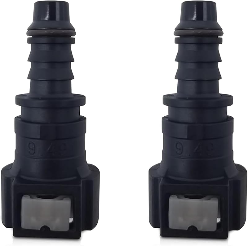 Conector de engate rápido da linha de combustível JawGrew PA12 com vedação – 2 unidades