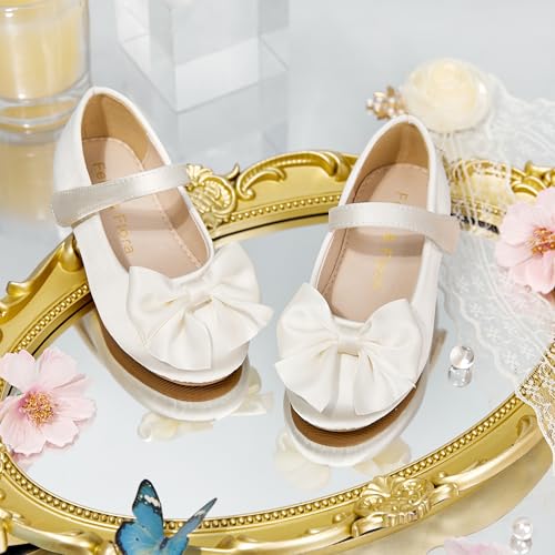 Image of Felix & Flora Toddler Flower Girl Dress Shoes Girl Ballet Flats Party School Shoes Wedding