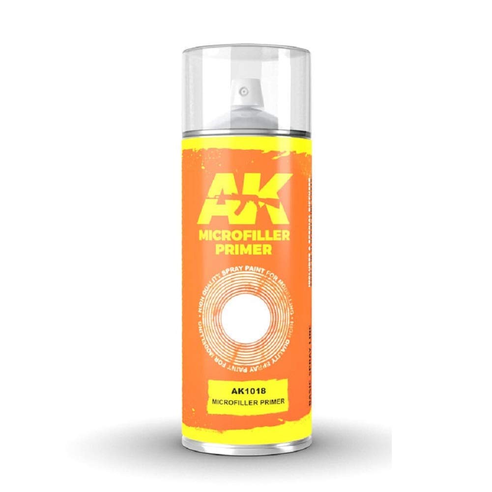 AK Interactive 1018 Microfiller Primer Spray 150ml