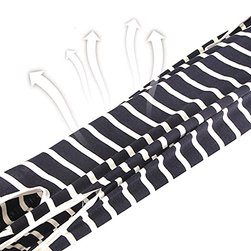 Dog Recovery Suit Abdominal Wound Puppy Surgical Clothes Post-Operative Vest Pet After Surgery Wear Substitute E-Collar & Cone (L, Blue Stripe) - Thumbnail 5