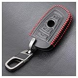 【Material de calidad】 El protector del control remoto del automóvil está hecho de cuero de alta calidad y llavero de aleación, liviano, duradero y hermoso, suave al tacto, con una fuerte resistencia a la tracción, no es fácil de romper, un buen estuche para proteger las llaves del automóvil.