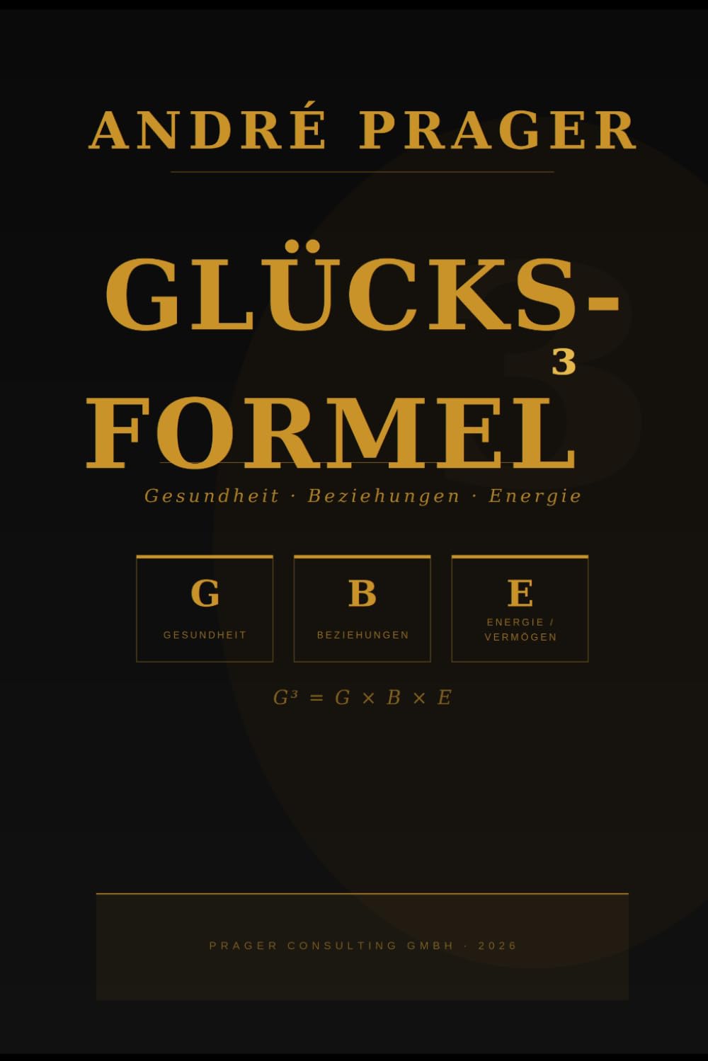 GLÜCKSFORMEL³: Gesundheit · Beziehungen · Energie / Vermögen