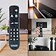 SCHWAIGER Universalfernbedienung 20 Tasten Seniorenfernbedienung TV Fernbedienung Kinder Ersatzfernbedienung LG Samsung Sony Philips Panasonic IR vorprogrammiert anlernbar batteriebetrieben