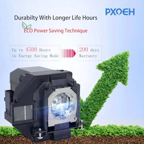 Image of ELP97 /V13H010L97 for EPSON Pro EX7280 EX9240 EX9230 EX3280 EX5280,VS260 Powerlite Home Cinema 2250 1288W E20 2200 850 U50 982W EB-U50 EB-992F Replacement Projector Lamp Bulb with Housing.