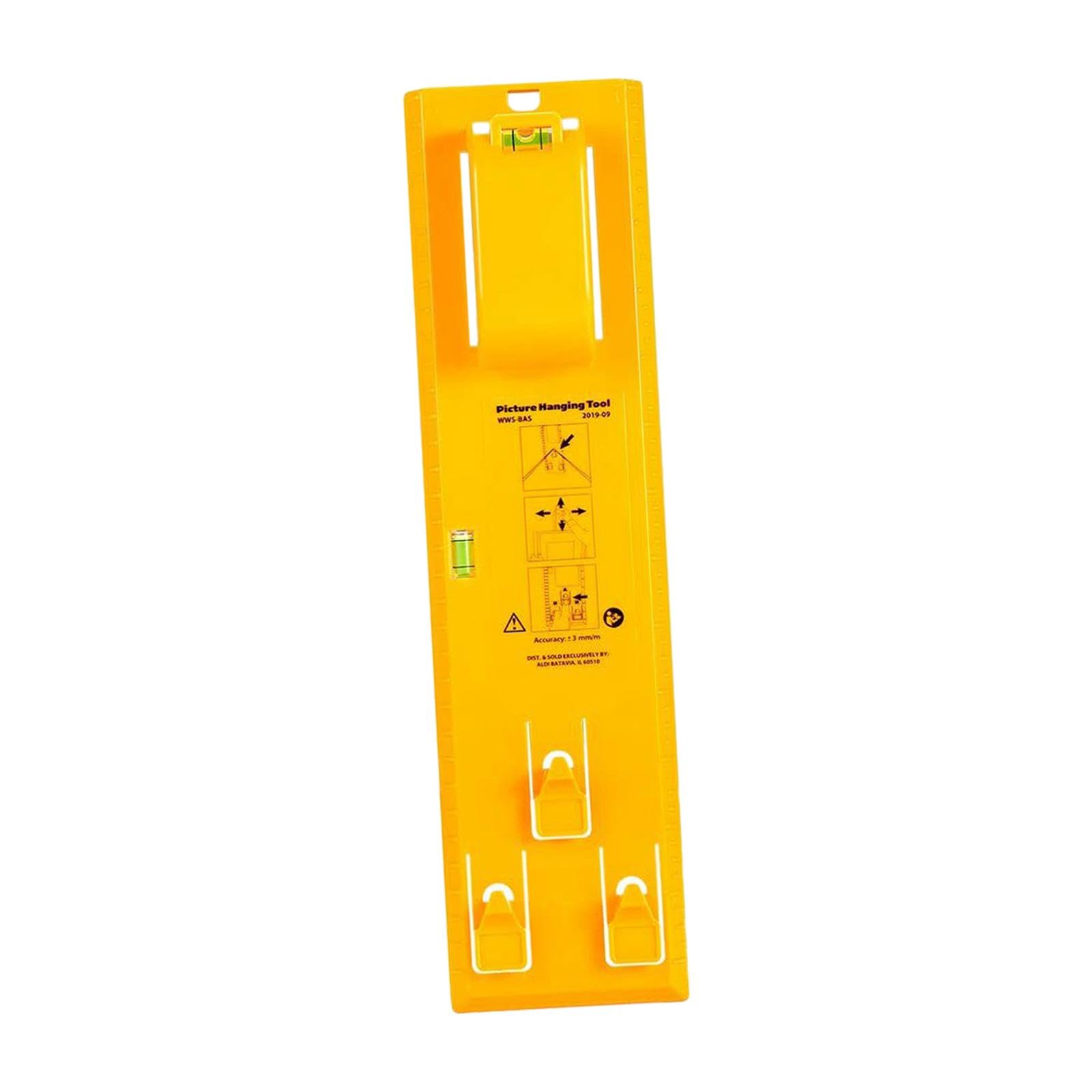 Wovebius Yellow Picture Hanging Tool Easy Frame Picture Hanger For Photos Galleries Artworks