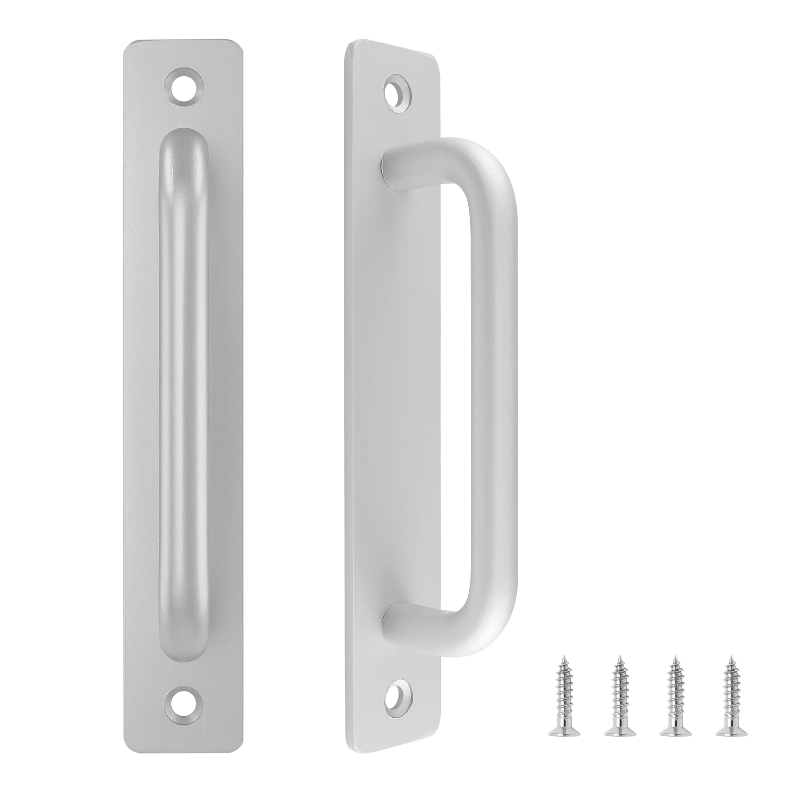 Paquete De 2 Manijas De Puerta Corredera De Aleación De Aluminio Para Puerta Contra Incendios Manijas De Puertas De Gabinete Manijas De Puertas De Armario Apertura Por Empuje 20 Cm X 4 Cm Color N 85391045
