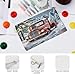 RLDOBOFE Red Christmas Truck Coin Purse Small Cash Coin Purse Pouch Mini Canvas Change Purse with Zipper Cute Coin Pouch Fashion Coin Wallet Slim Cash Change Wallet for Cards Keys Lipsticks