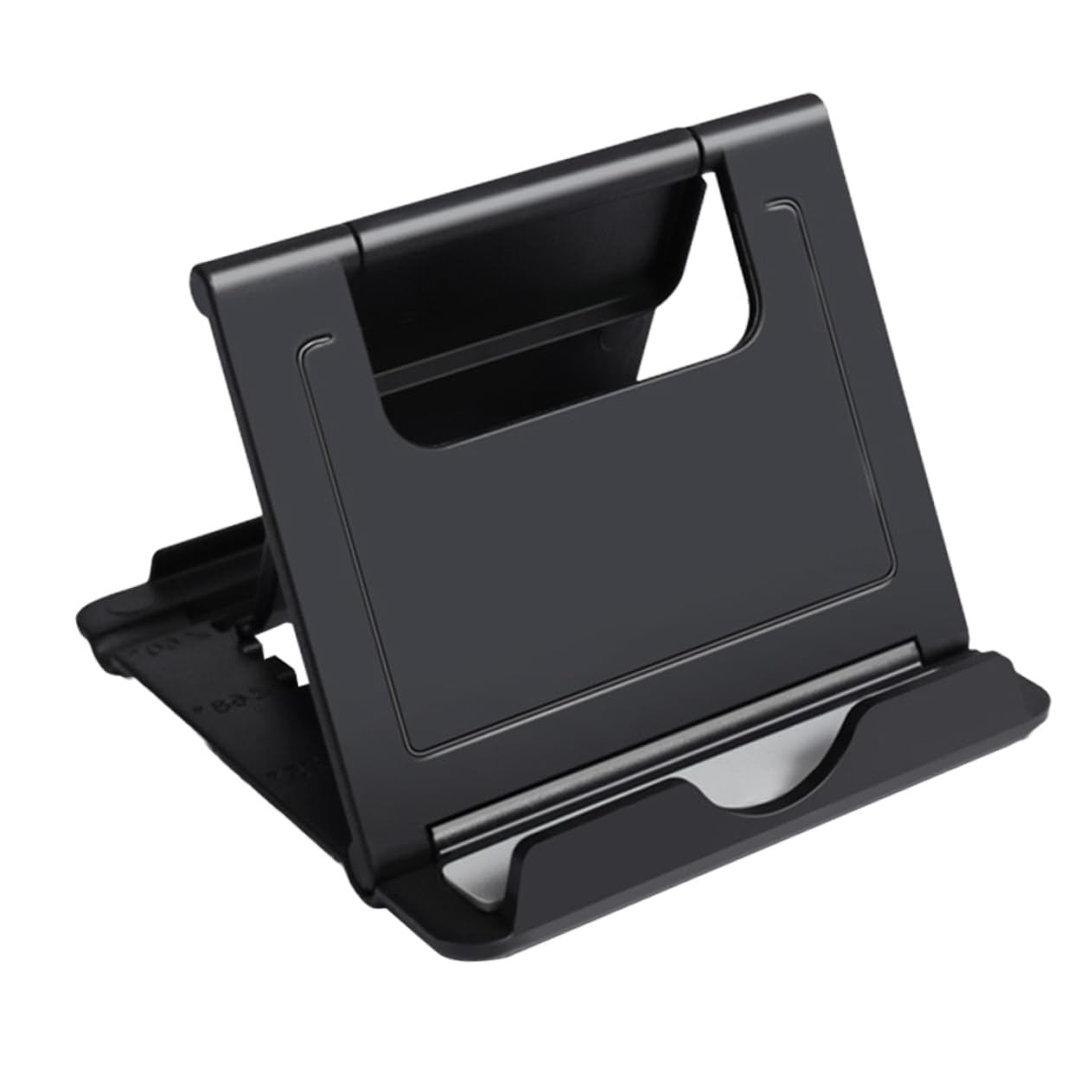 CHILDWEET Phone Tablet Stand Foldable Clip for Desk Bed Pocket-Sized Adjustable Angles Strong Abs Rubber Grip