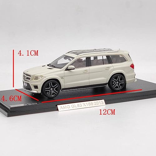 Miniatura 6 de GLM Modelos 143 para Mercedes Benz AMG GI63 X 166 2013 Resina Blanca Juguetes Coche Colección Regalos #205202