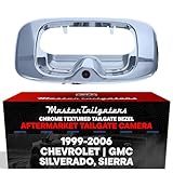 Master Tailgaters Replacement for Chevrolet Silverado/GMC Sierra 1999-2006 Chrome Tailgate Handle with Backup Camera