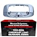 Master Tailgaters Replacement for Chevrolet Silverado/GMC Sierra 1999-2006 Chrome Tailgate Handle with Backup Camera