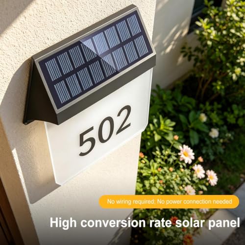 Luces solares para exteriores LED de pared automáticas con sensor de 11,5 cm 6