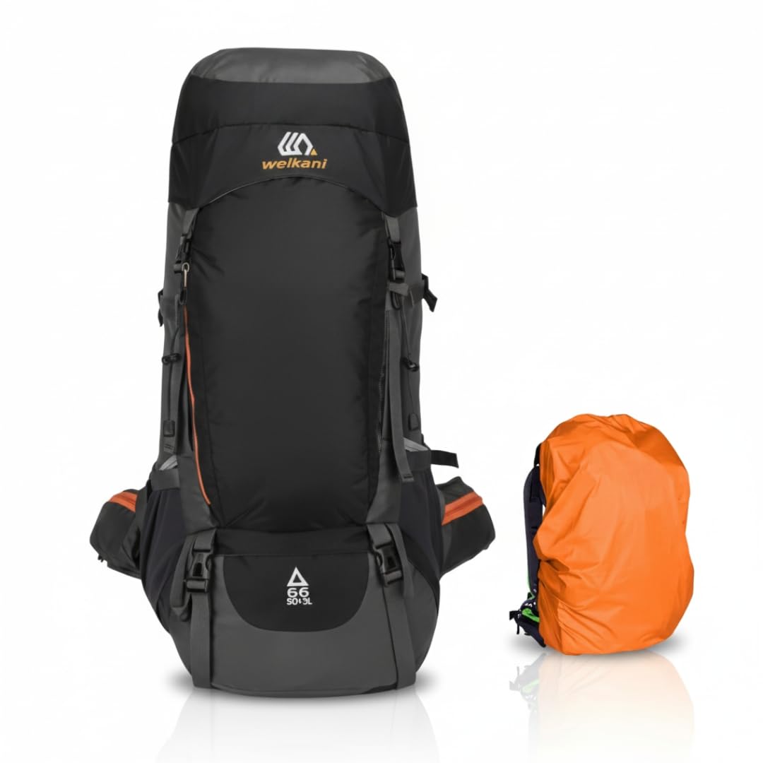 65L Trekking Backpack | Multipurpose Hiking, Camping, Travel, Mountaineering & Adventure Rucksack for Men & Women-image-35