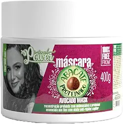 Máscara Abacate Proteinado Soul Power - Reconstrução, Efeito Anti-rigidez - 400g