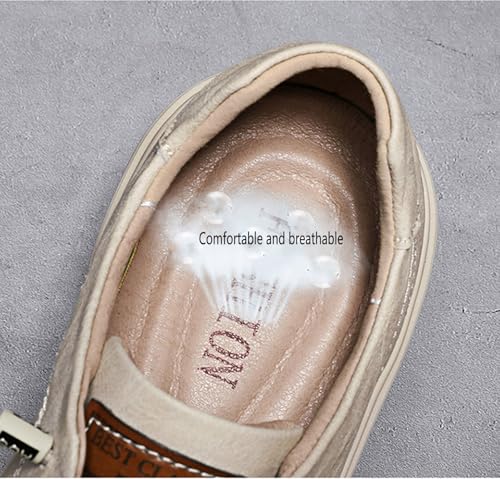 Men's Classic Business Leather Breathable Fashion Sneakers Casual Comfort Slip Resistant Lace-Up Oxford Shoes3