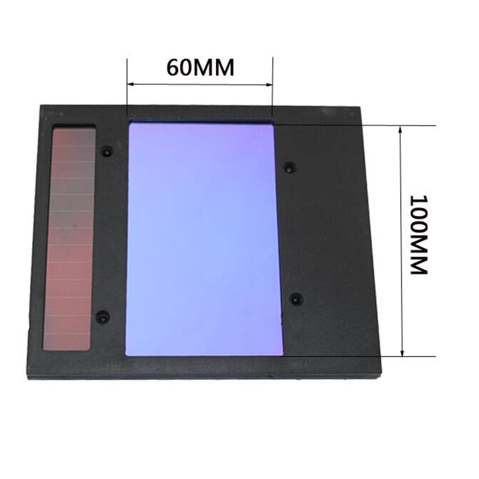 Tapa de soldador de oscurecimiento automático de energía solar, pantalla de filtro de lente de molienda para tapa de soldadura con sensibilidad