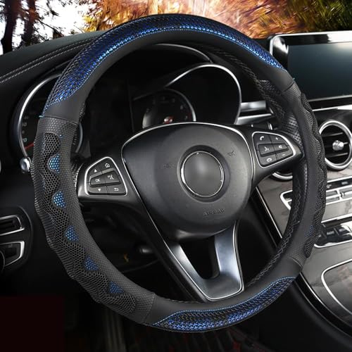 XHRING Car Steering Wheel Cover for Ford Fusion Mustang Bronco/Bronco Sport Ranger Maverick Edge Explorer Escape Focus XL XLT Lariat Sport Limited Hybrid Platinum Se Sel St Raptor Base Accessories by XHRING - Image 2