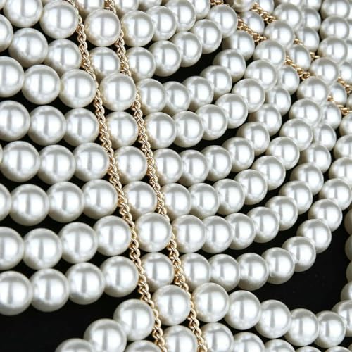 Colliers hauts chaîne de corps en perles : ajustables pour un buste sublimé