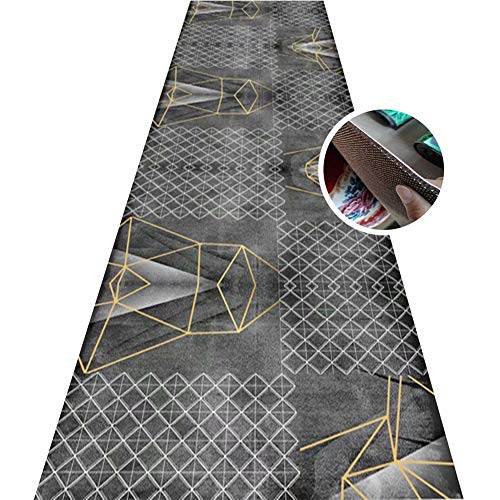Alfombras de pasillo largo con geometría moderna cortable 2