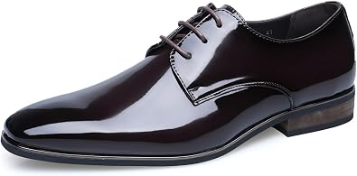 Mens Oxfords Formal Dress Tuxedo Derby Shoes Casual Wedding Fashion Walking Shoes for Men