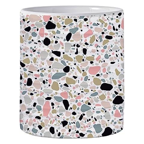 LEAZUL Extra Large Terrazzo Utensil Holder Cover