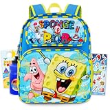 Nickelodeon Juego de mini mochila de Bob Esponja – Paquete con bolsa preescolar de 12 pulgadas, niñas