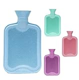 Classic 2L Cross-Hatched Hot Water Bottle, Color May Vary