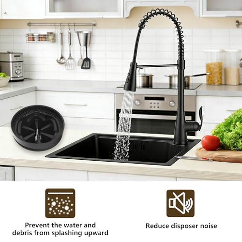 Kit 5 piezas para desechos cocina negro mate miniatura 4