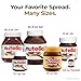 Nutella Peanut Spread With Cocoa, Smooth and Creamy, for Afternoon Snacking, Family Gifts, Unique Snacks, 13 oz