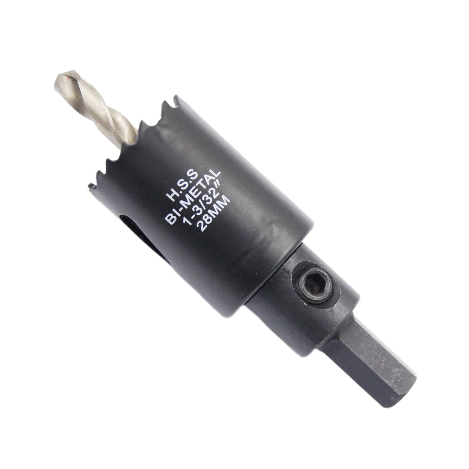 Sega a tazza 28mm LAIWEI bi-metallo fresa a tazza circolare HSS, spessore 1,8 mm, profondità di taglio fino a 38 mm, adatto per legno, plastica, cartongesso e tubi metallici