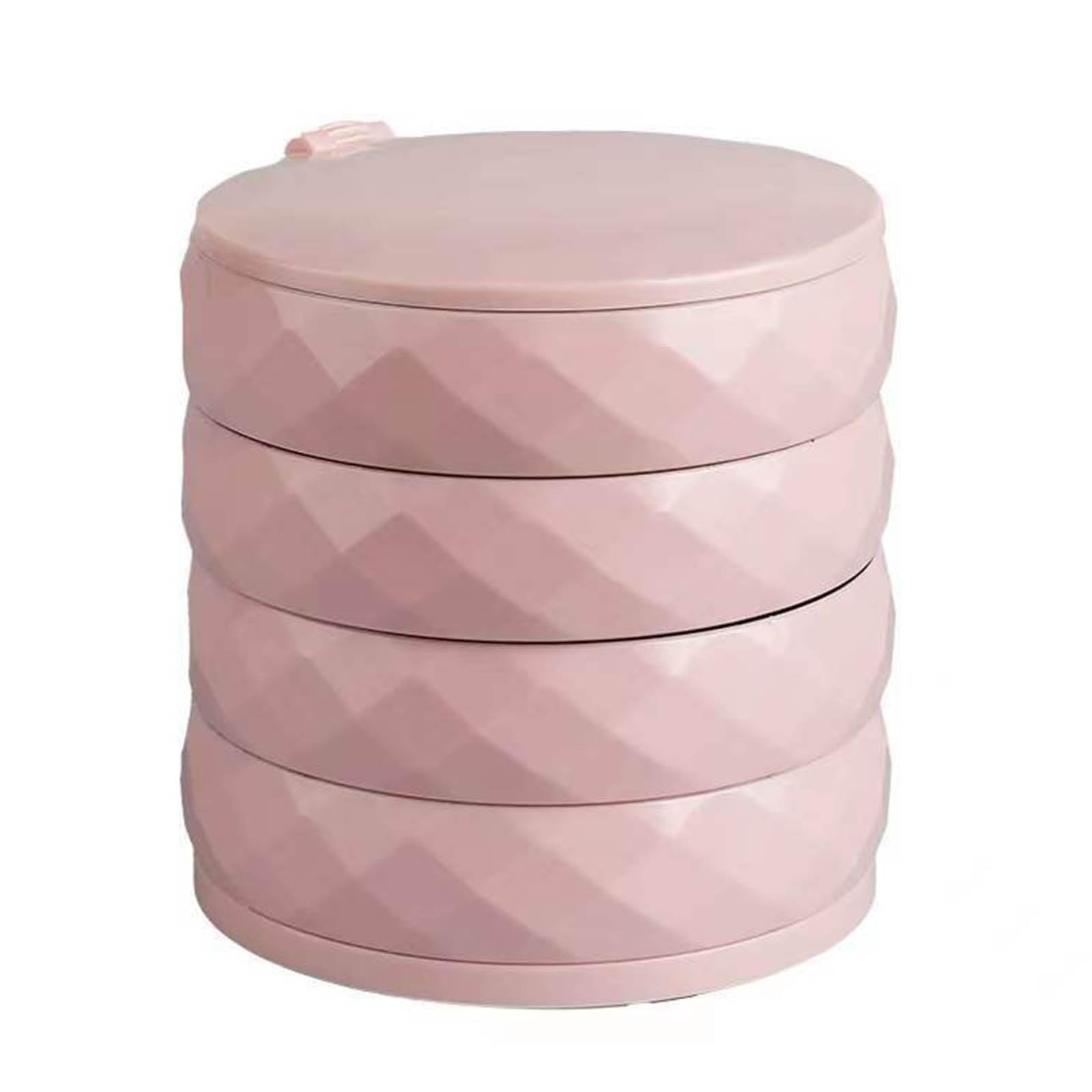 Maxtonser Jewelry Holder Multilayer Storage Box Rotating Jewelry Holder Small Jewelry Display Case Small Storage Box Stand