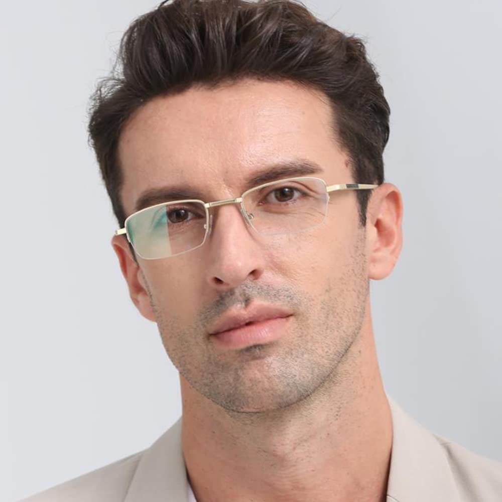 XUAN Gafas De Lectura Hombres Gafas Plegables Gafas De Lectura Multifocales Progresivas Gafas De Ordenador Anti Luz Azul Anti Reflejante (Size : 3.0 x)