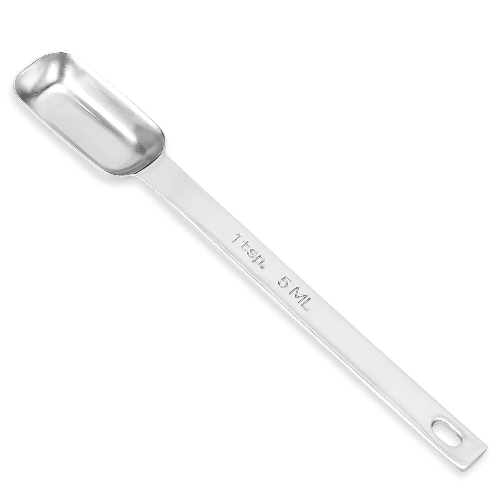 Dosage Thé Cuillère à Café Table De Conversion 29 1 Teaspoon Stainless Steel Single Measuring Spoon 5 ml Teaspoon