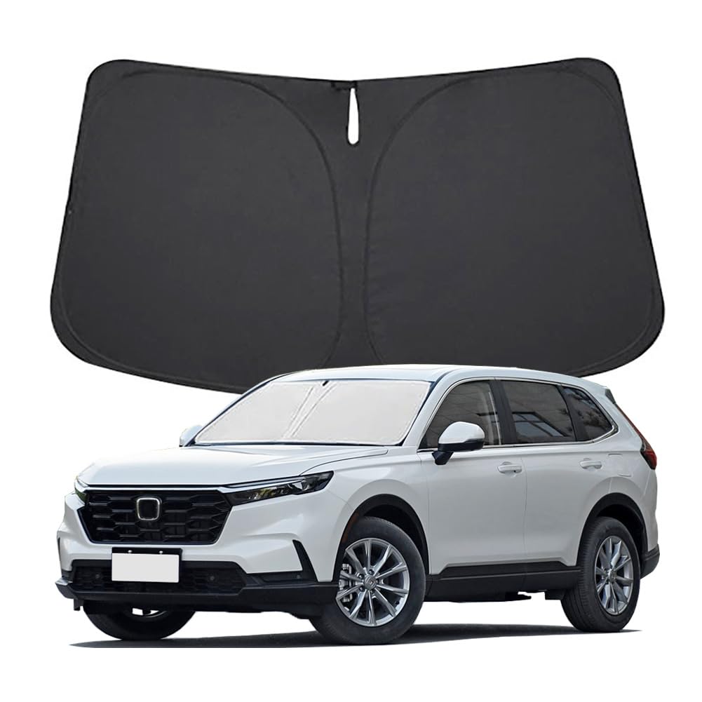 Windshield Sun Shade for Honda CR-V 2023 2024 2025 2026 Front Window Shade - Sun Visor Protector Honda CRV Accessories Foldable Sunshade Blocks UV