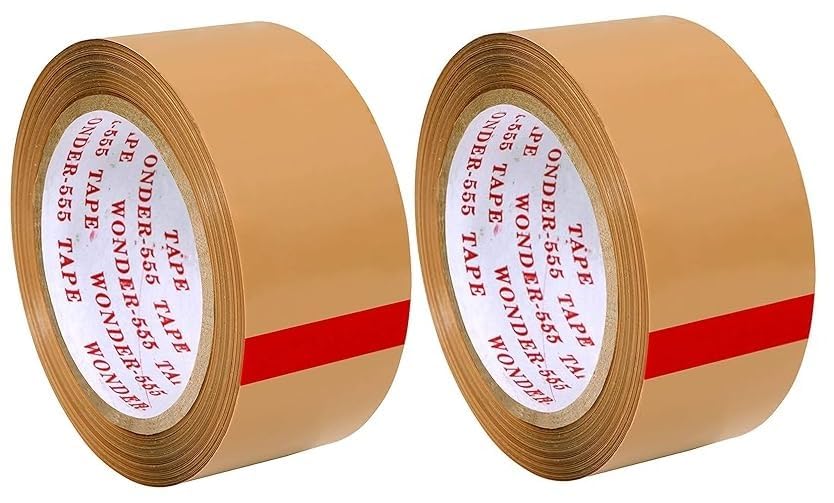 Wonder-555 Brown Packing Tape 200 mtr, 3inch width, strong shelf adhesive for ecommerce supply and industrial packaging (2)-image-44