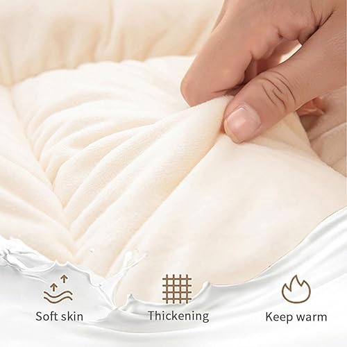 Miniatura 3 de Cojín para silla de escritorio con asiento suave y soporte de respaldo, 35.4x19.7 in