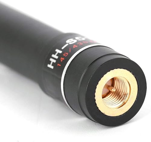 Miniatura 6 de SMA - Antena macho de 144-430 MHz, antena de radio bidireccional, repuesto de doble banda, antena corta Walkie Talkie para VX1R, VX2R, THG71A,