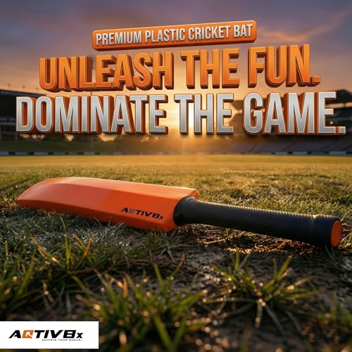 Image of Plastic Bat, Hard Plastic Cricket Bat, Tennis Cricket Bat, Turf Tennis Bat Lightweight