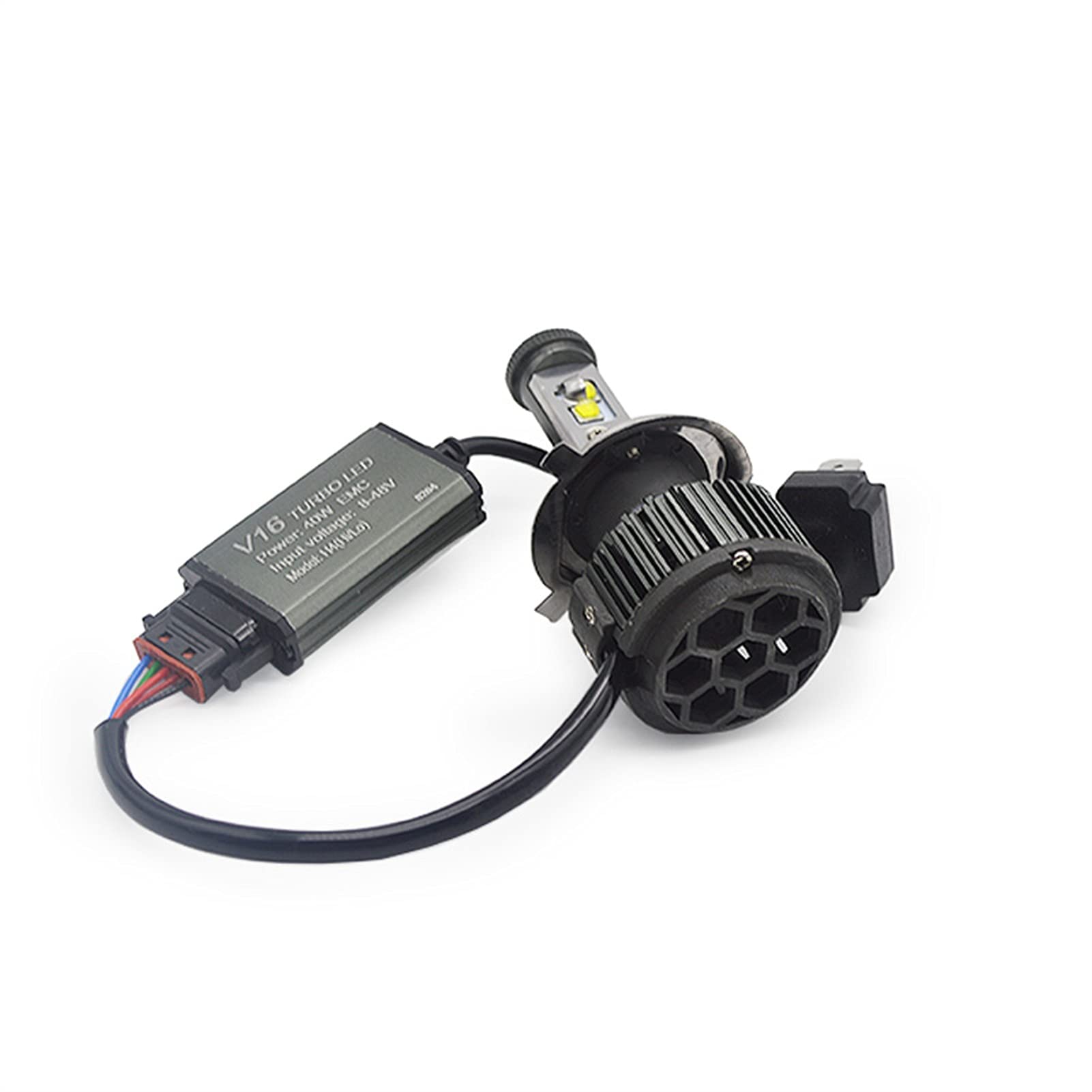 Faros LED Auto Car Faro Bombillas Luces Blanco 6000K 12V 24V T6 H4 H7 H1 H1 CSP LED 9005/ HB3 9006 / HB4 H13 9004 9007 H3 8000lm Niebla Bulbo Llevado (Socket Type : H3)