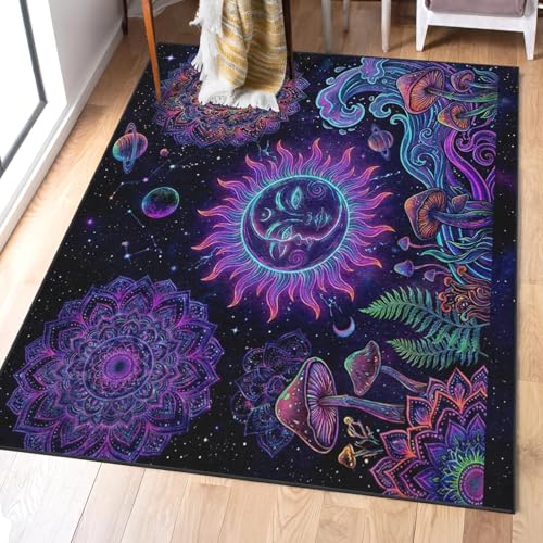 Tapete Rectangular 5'x7' Lavable Antideslizante miniatura 2
