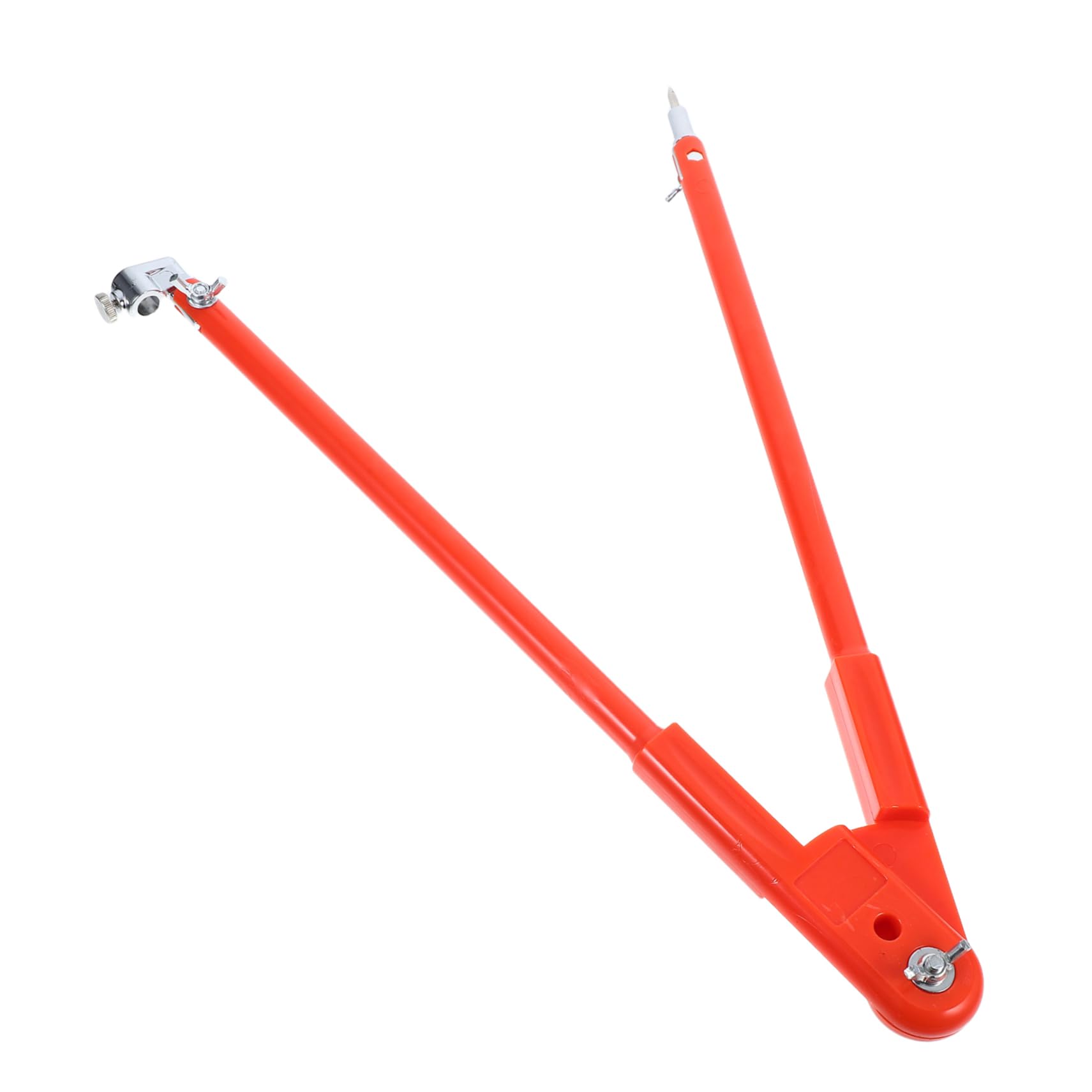 Compas menuisier plastique orange pour traçage de précision
