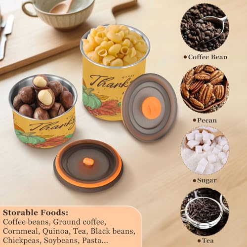Envase de Café Hermético de Acero Inoxidable 17oz miniatura 5