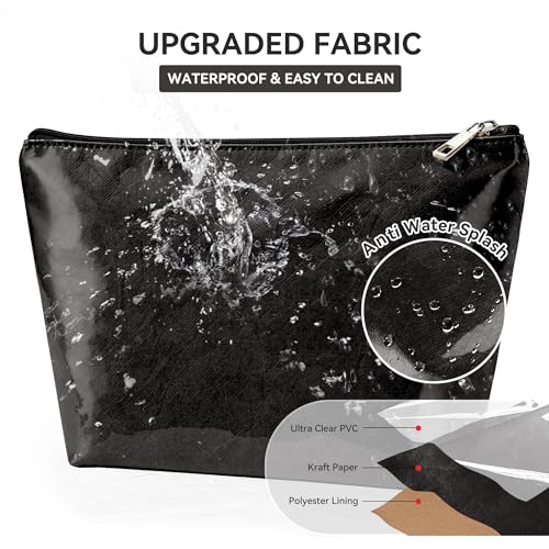 Image of KALIDI PVC Tote Women Weekender Bag Large Shopper Handbag Oversize Shoulder Travel Purse