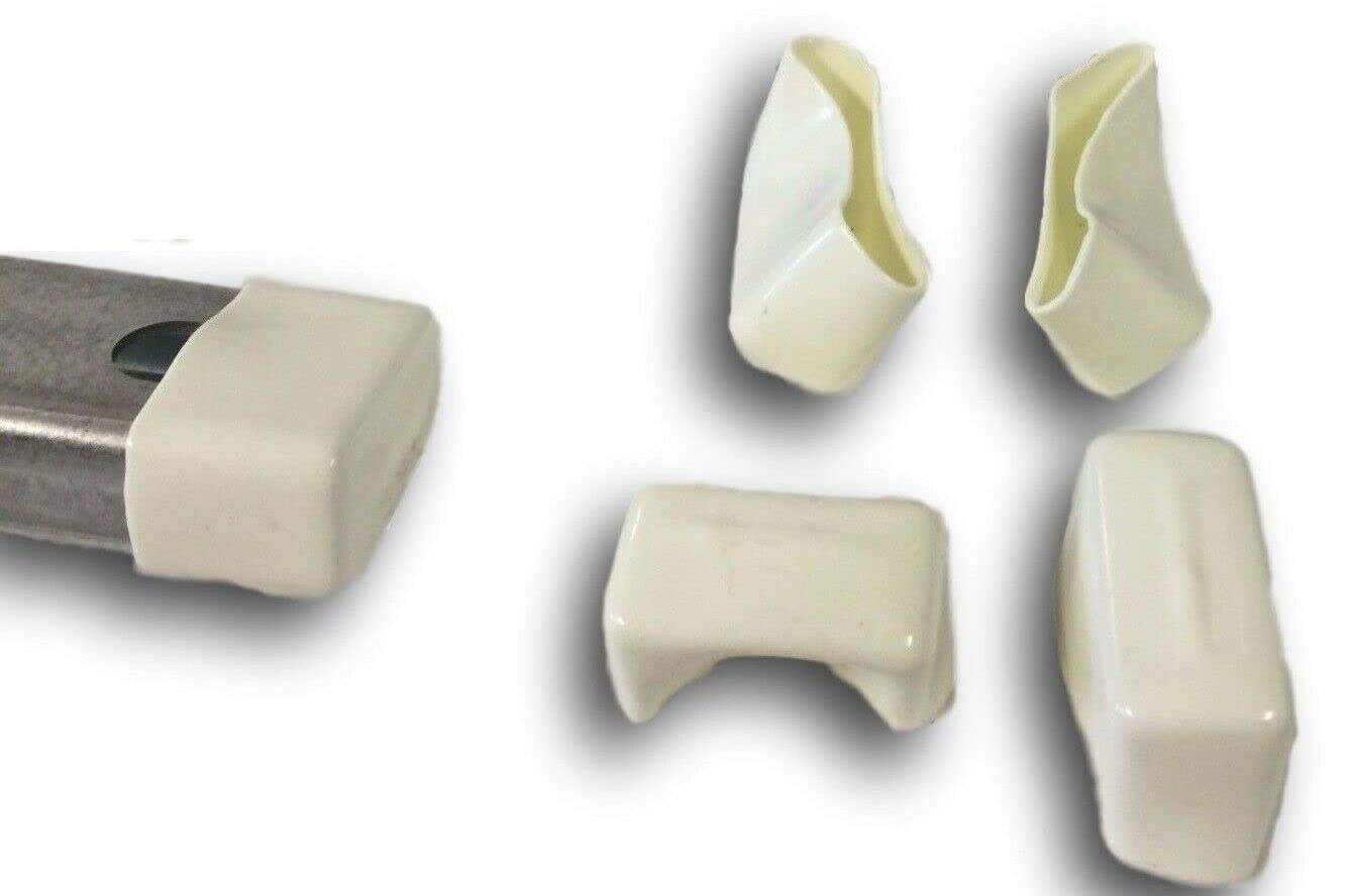 union issue N°16 LMParts (Qty 50) Shallow White End Caps for Unistrut Channel