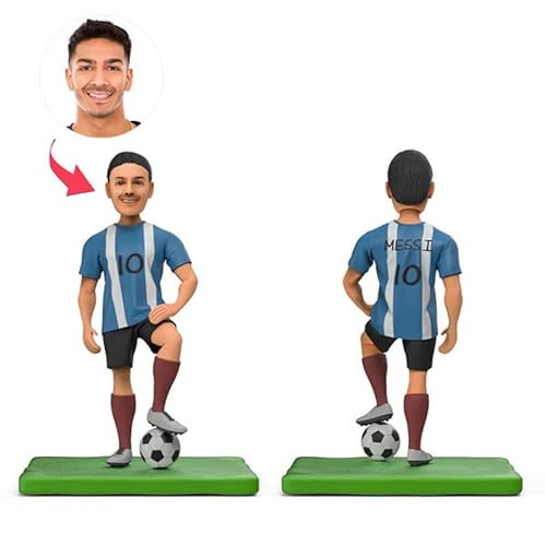 Custom Soccer Player Bobbleheads - Fully Customizable Gifts