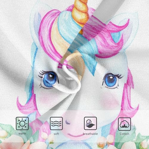 Cute Unicorn White Toddler Girls Underwear 2t Cotton Little Girl Panties Cartoon Briefs Undies Kids3