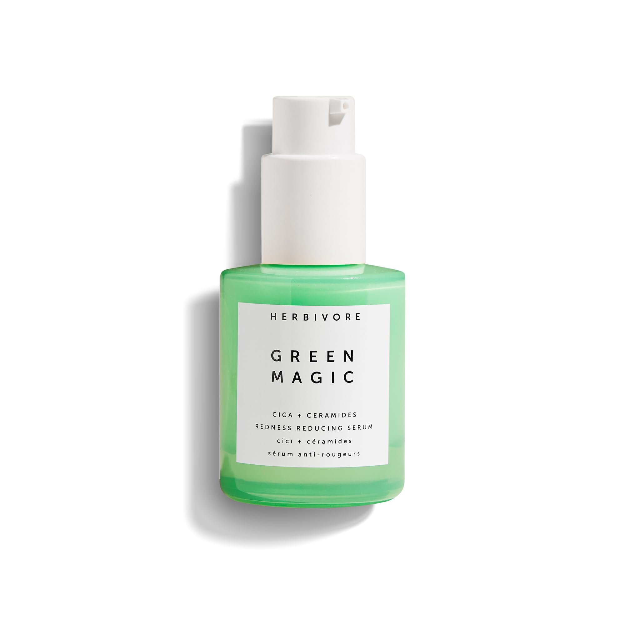 HERBIVOREGreen Magic Cica + Ceramides – Fast-acting Redness-Reducing Serum for Sensitive Skin, Plant-based, Vegan, Cruelty-free, 30mL / 1 oz