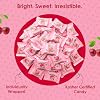 Big Cherry Candy Bars, Pack of 12 - Whole Real Cherry Coated with Chocolate and Topped with Chopped Roasted Peanuts - Individually Wrapped Nostalgic / Retro Candy - Kosher Certified Delicious Candies