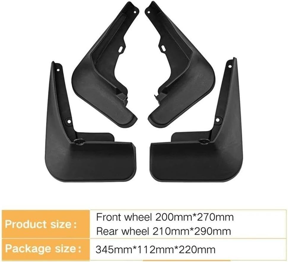 Auto Parts 4PCS Car Mudguard Mud Flaps Splash Mud Guard Fender for Chery Jetour X70 2020-2024 Car Accessories